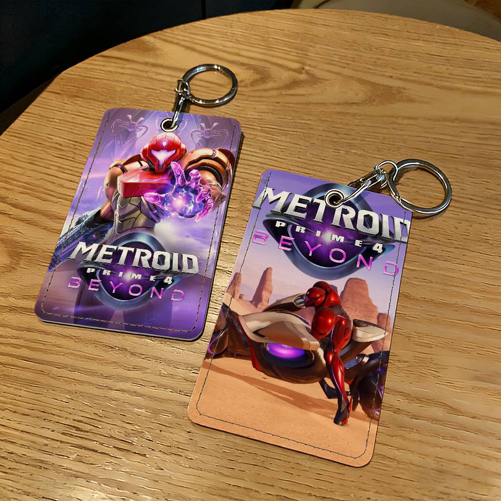 Card Index Box - Spiel M-Metroid P-Prime-S 4-Kartenhalter, Schlüsselanhänger, Schlüsselanhänger,