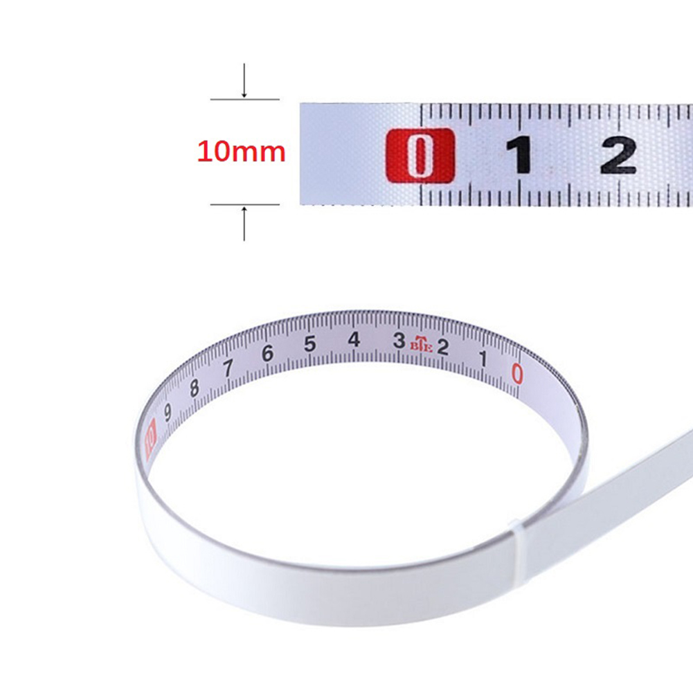 Tape Dispenser Weighted - Stahl-Miterbandmaßband 4M, selbstklebendes Maßband für Tischkreissäge,