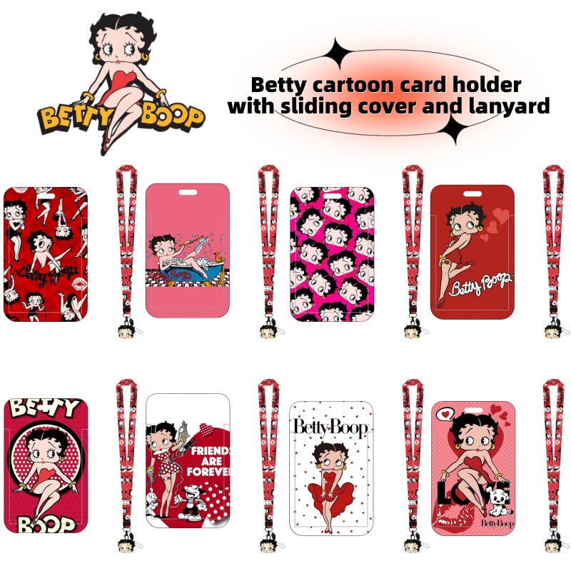 Index Card Holder - Betty Boop Serie Anime Buskartenhalter, Campus-Essenskarte,