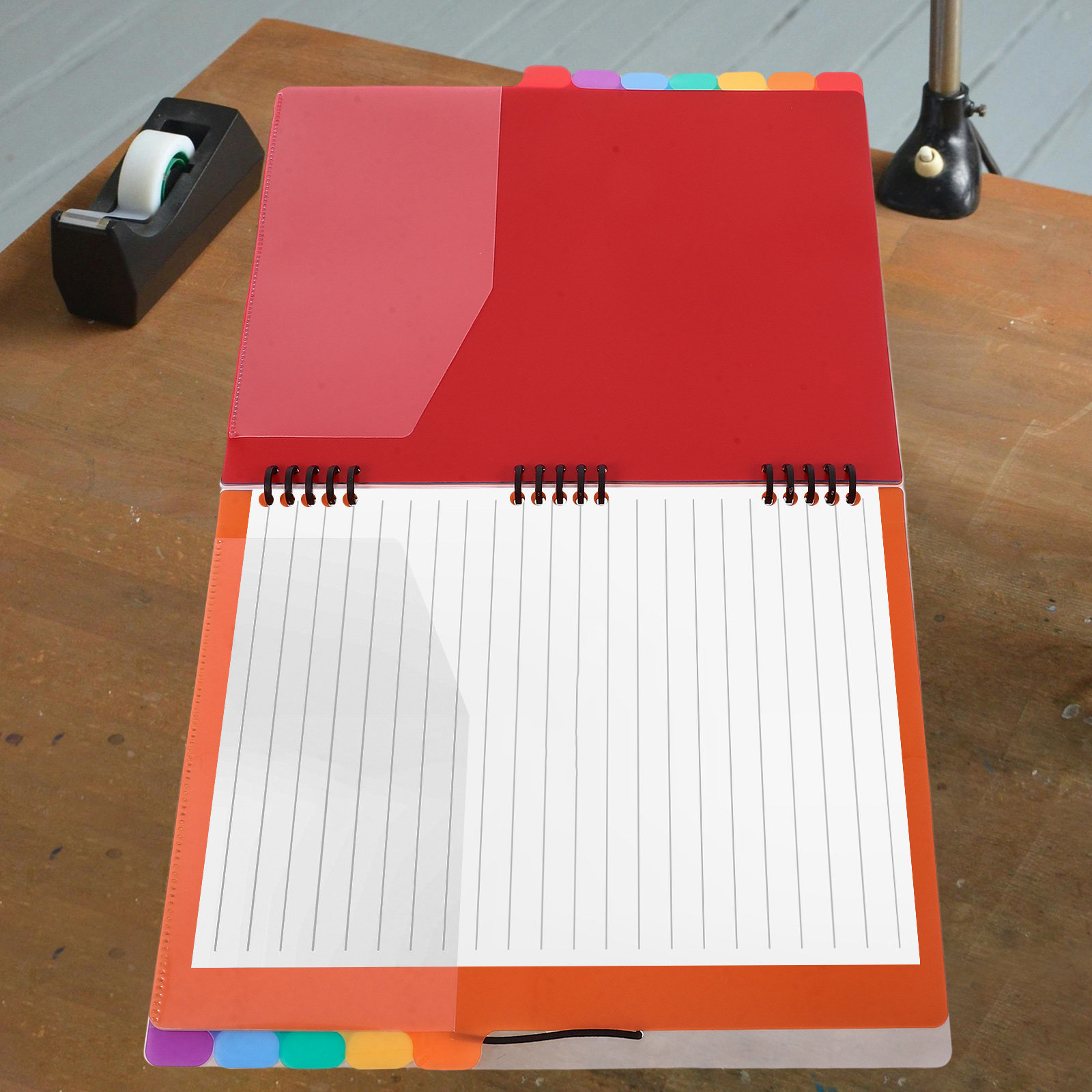 A4-Dokumentenordner mit farbig – Tab Divider A4 Bewertung und Preis