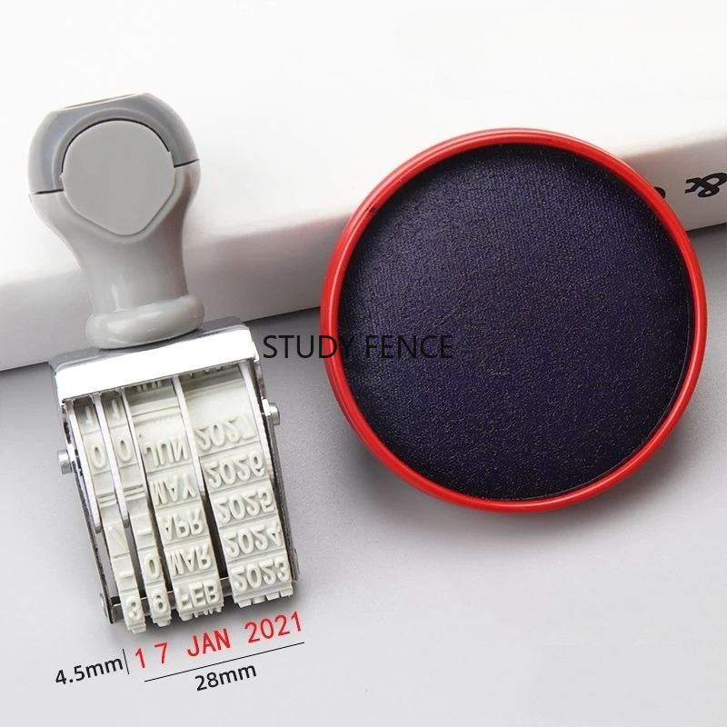 Tragbarer englischer Datumsste – Rubber Date Stamp Bewertung und Preis
