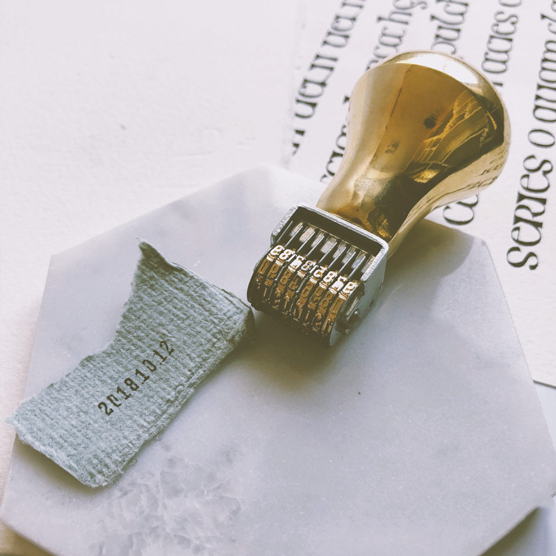 Retro Roller Datum Stempel Kup – Rubber Date Stamp Bewertung und Preis