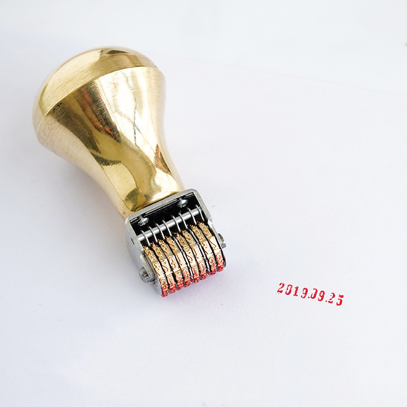 Retro Roller Datum Stempel Kup – Rubber Date Stamp Bewertung und Preis