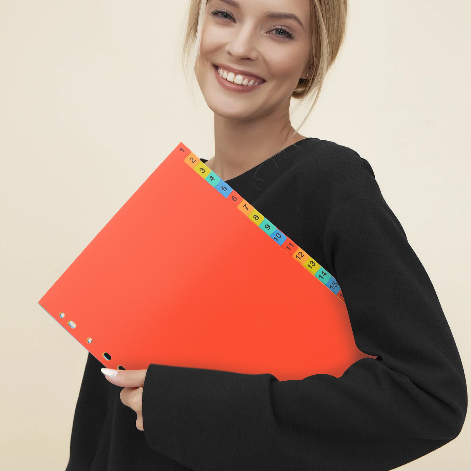 20 Blatt A4 Kunststoff-Trennbl – Tab Divider A4 Bewertung und Preis