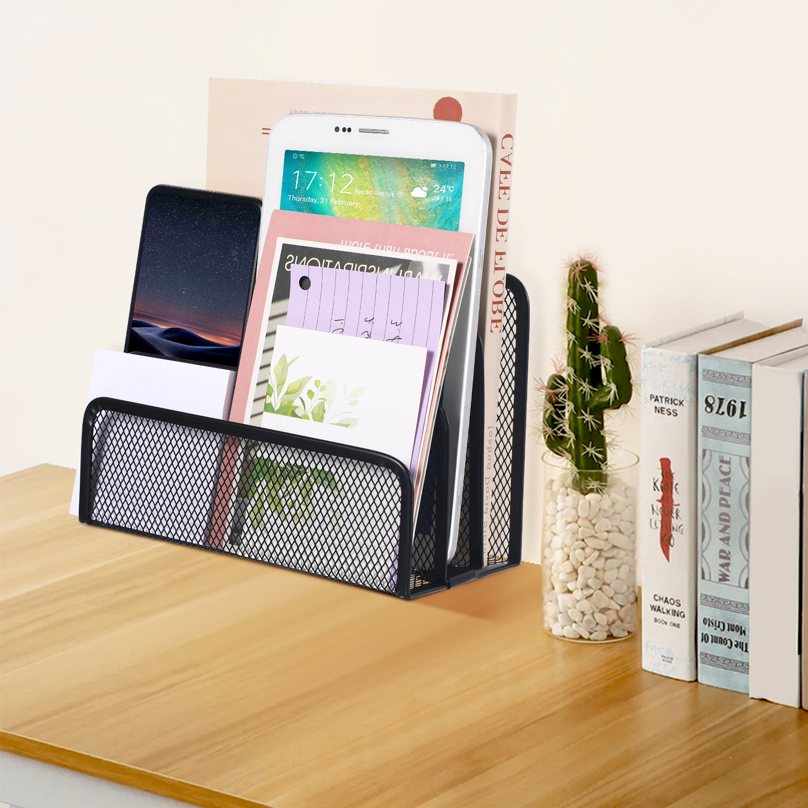 Dreiteiliger Metall-Netz-Schre – Magazine Holder Rack Bewertung und Preis