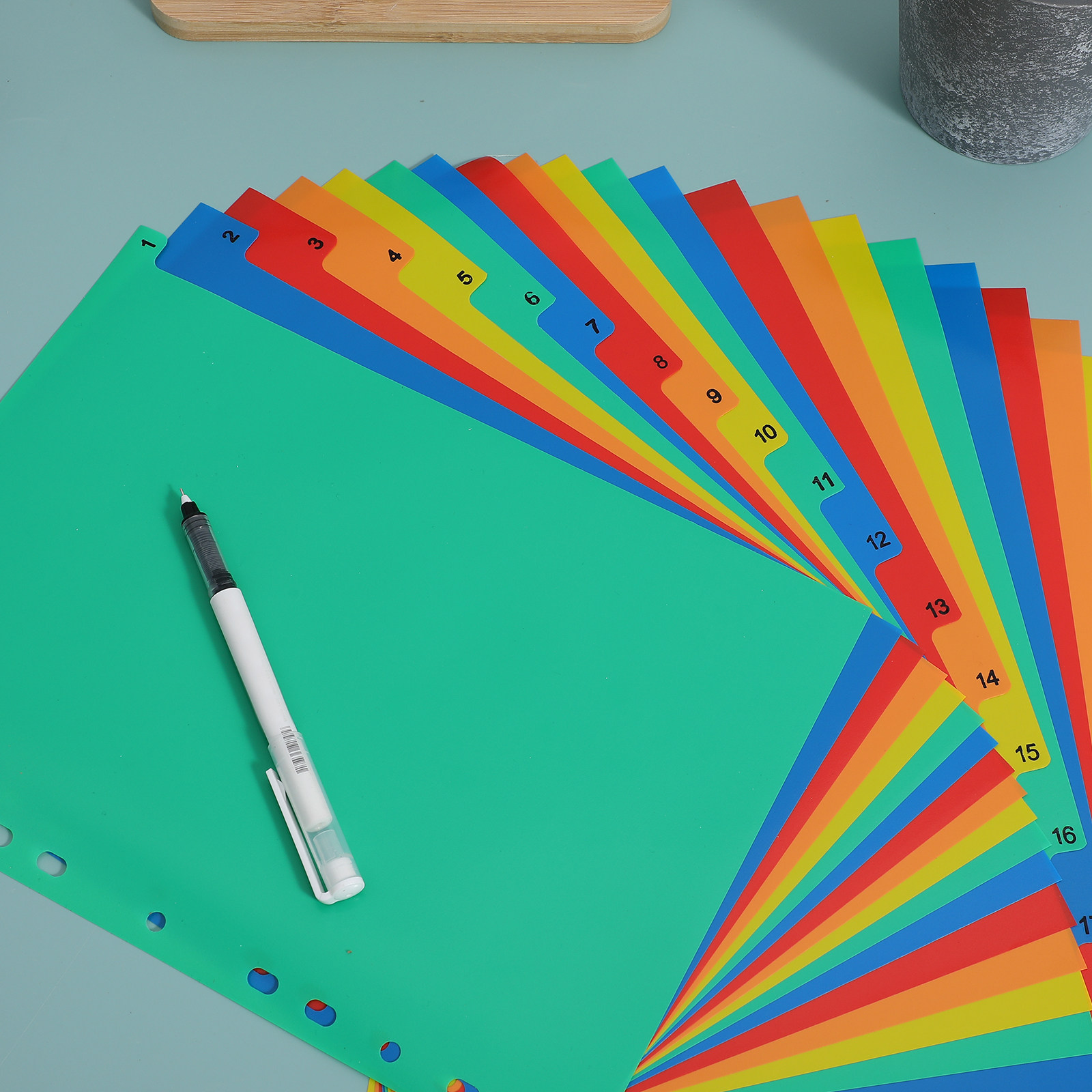 A4 Bunte Plastik-Registerblätt – Tab Divider A4 Bewertung und Preis