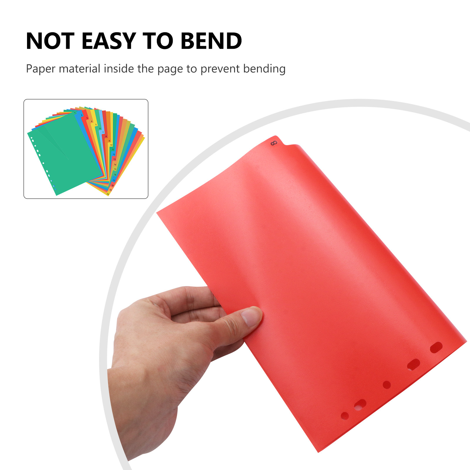 A4 Bunte Plastik-Registerblätt – Tab Divider A4 Bewertung und Preis