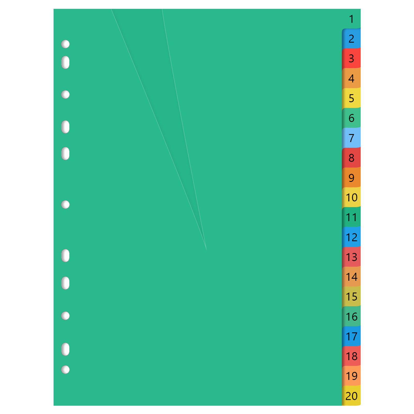 A4 Bunte Plastik-Registerblätt – Tab Divider A4 Bewertung und Preis