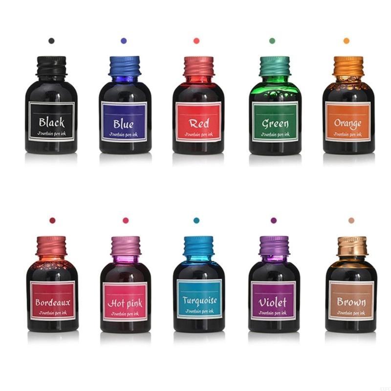 10 farben 1 Flasche Reine Bunt – Fountain Pen Bottled Ink Bewertung und Preis