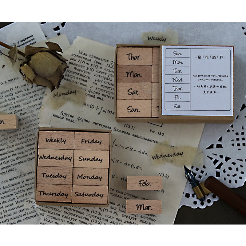 Arabische Zahlen Tag Monatskal – Rubber Date Stamp Bewertung und Preis